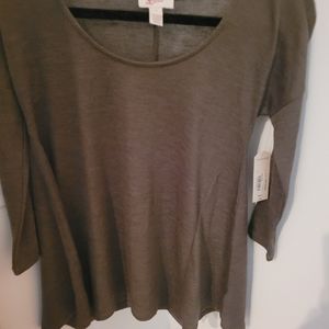 Woman's Small Arizona Jeans Co Olive Grove Shirt **NEW**